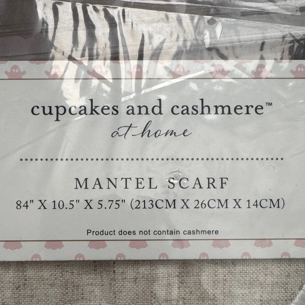 Cupcakes & Cashmere Halloween Ghost Mantel Scarf - Picture 6 of 6